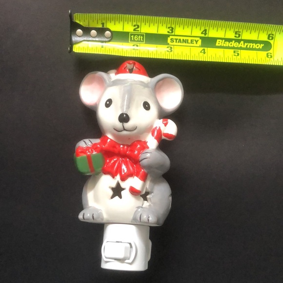2/$25. Ceramic Nightlight - Christmas Mouse. New in package. - Picture 7 of 7